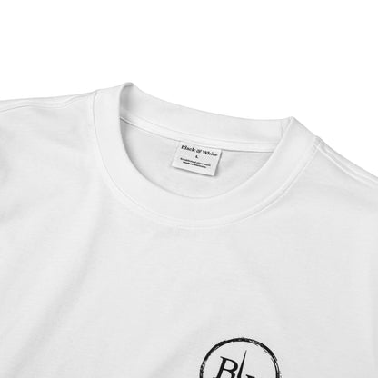 White Short-Sleeved Cotton T-Shirt