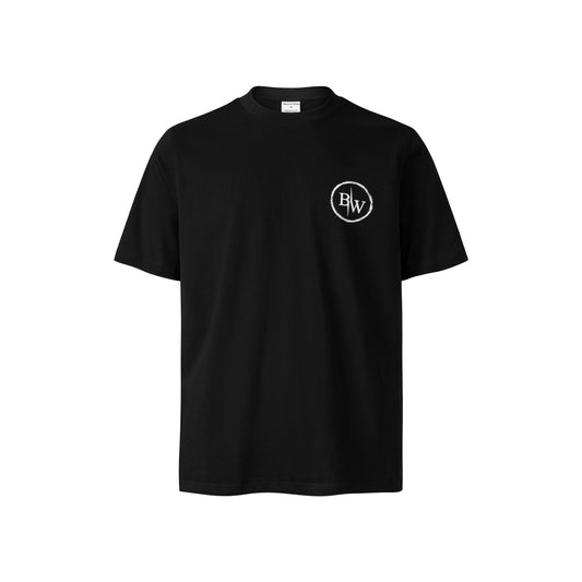 Black Short-Sleeved Cotton T-Shirt